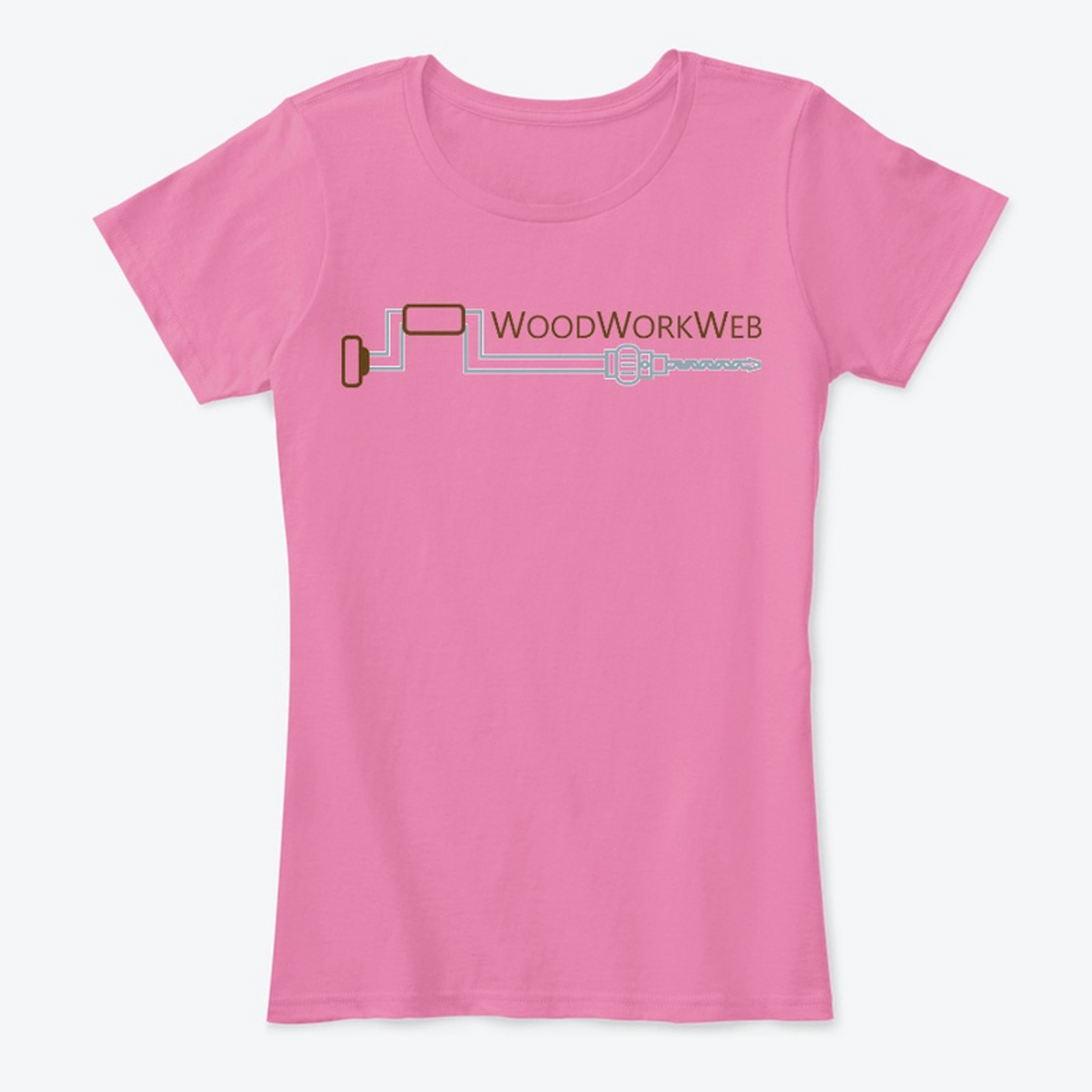 Womens - WoodWorkWeb Logo T-Shirt Plain